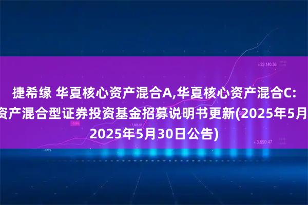 捷希缘 华夏核心资产混合A,华夏核心资产混合C: 华夏核心资产混合型证券投资基金招募说明书更新(2025年5月30日公告)